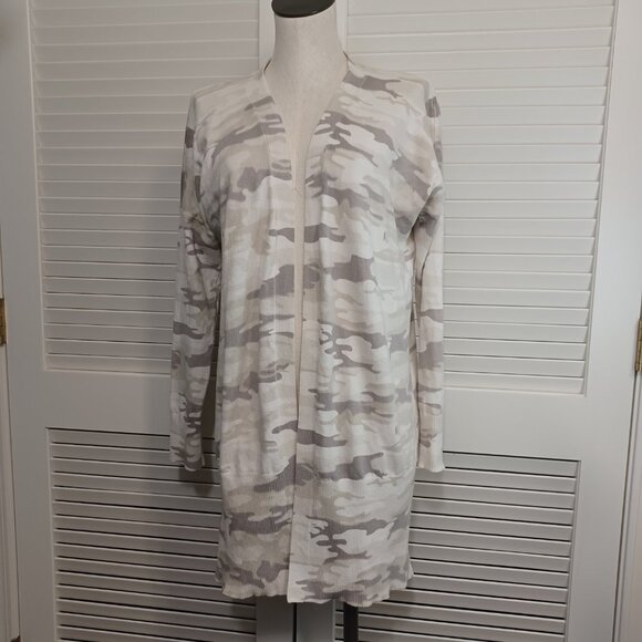 Sanctuary Cardigan Lenox Camo Duster Long Line Sweater Womens Small - Picture 6 of 14